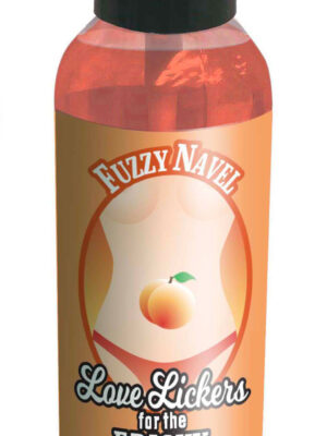 love lickers massage oil fuzzy navel 1.76 fl. oz.