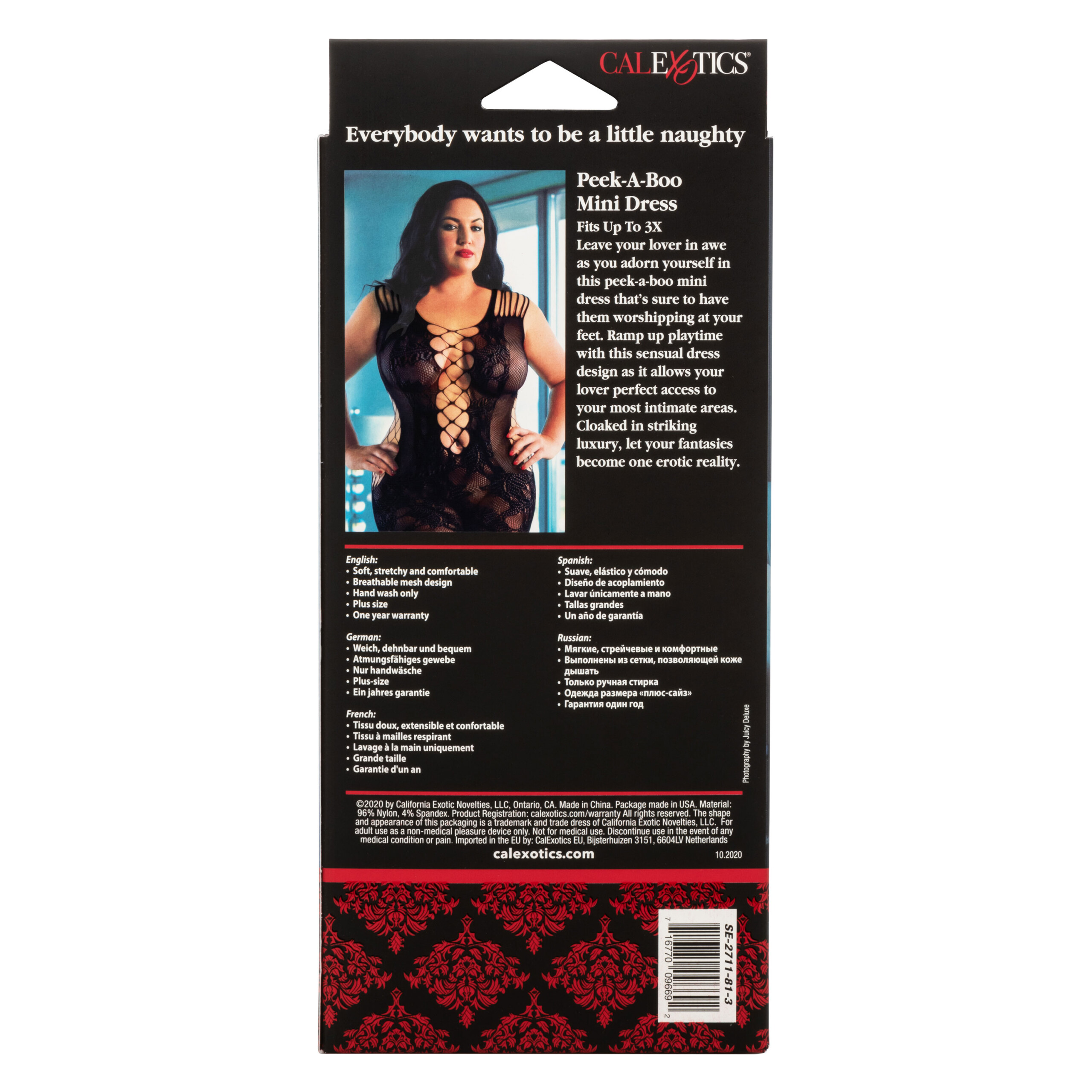 scandal plus size peek a boo mini dress plus size black