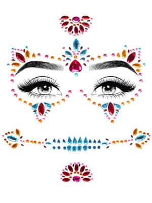 day of the dead adhesive face jewels day of the dead adhesive face jewels