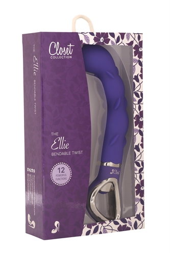 ellie g vibrator twist purple