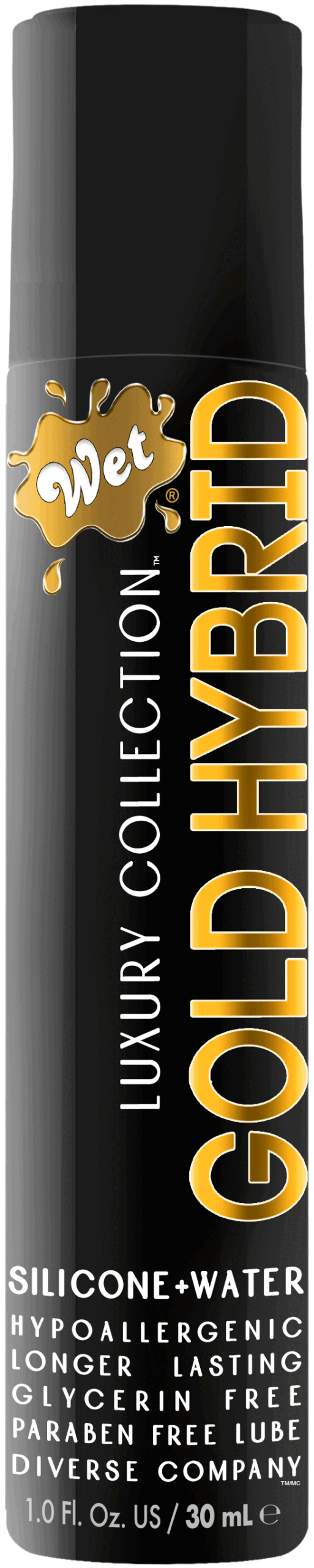 wet gold hybrid water silicone blend 1 fl. oz.