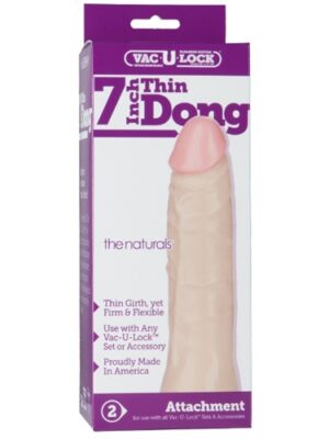 vac u lock 7 inch thin dong the naturals