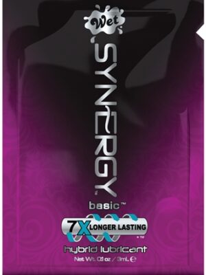 wet synergy hybrid lubricant basic 3 ml foil eaches