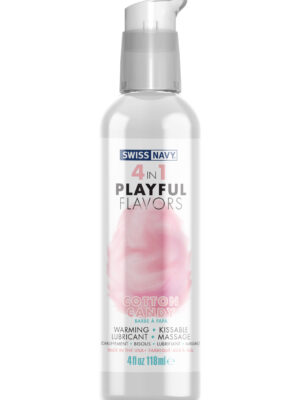 swiss navy 4 in 1 playful flavors cotton candy 4 oz