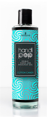 handipop edible handjob massage gel cotton candy 4.2 fl. oz.