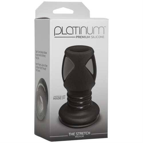 platinum premium silicone the stretch medium black
