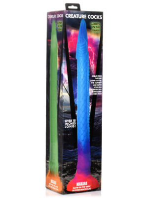makara glow in the dark silicone snake dildo makara glow in the dark silicone snake dildo
