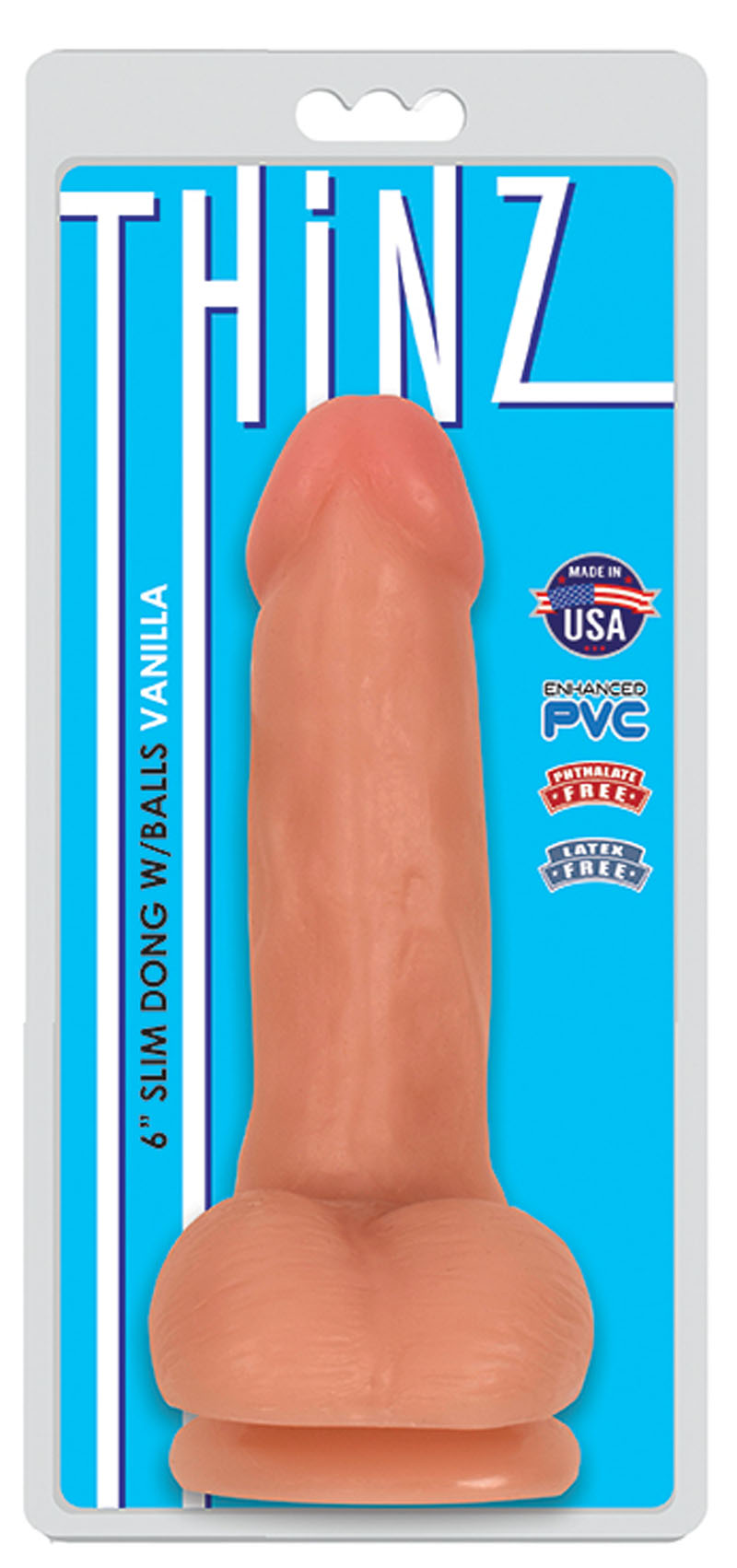 thinz 6 inch slim dong vanilla