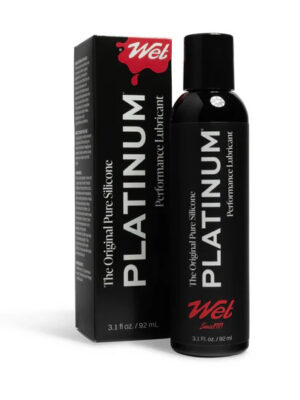 wet platinum luxury silicone lubricant 3.1oz