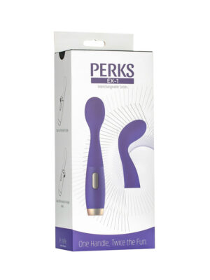 perks ex 1 clitoral stimulating wand and g spot vibrator purple perks ex 1 clitoral stimulating wand and g spot vibrator purple