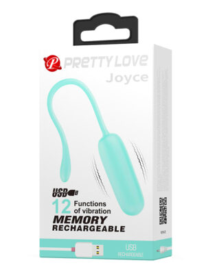 pretty love joyce vibrating egg turquoise