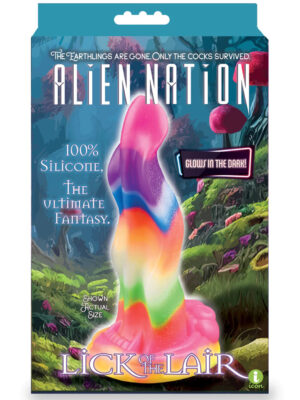 alien nation lick of the lair silicone glow in the dark creature dildo multicolor alien nation lick of the lair silicone glow in the dark creature dildo multicolor