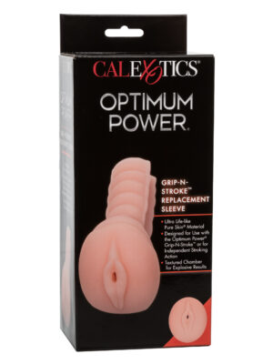 optimum power grip n stroke replacement sleeve ivory