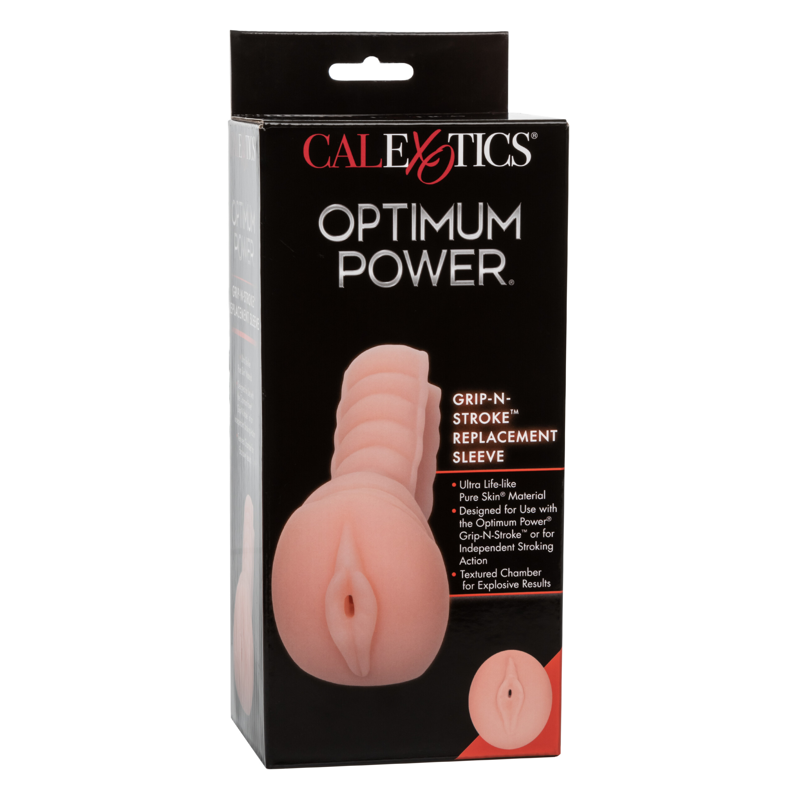 optimum power grip n stroke replacement sleeve ivory