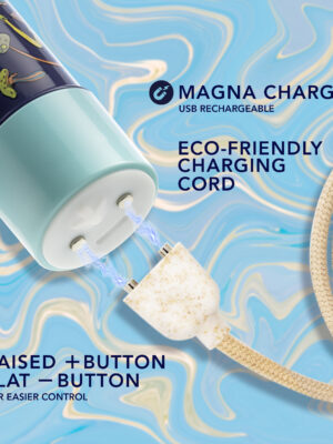 limited addiction dreamscape 7 inch rechargeable vibe blue