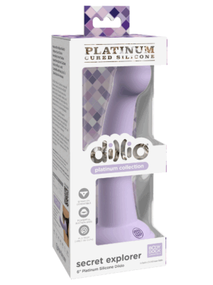 dillio platinum secret explorer 6 inch dildo purple