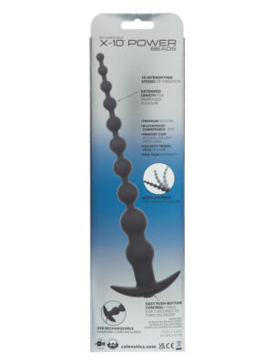 rechargeable x 10 power beads black rechargeable x 10 power beads black