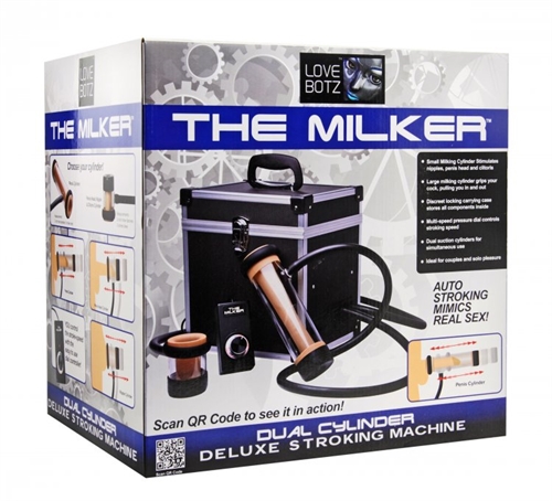 love botz the milker duel cylinder deluxe stroking machine