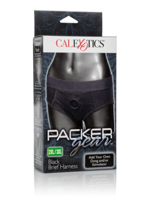 packer gear black brief harness 2xl/3xl packer gear black brief harness 2xl/3xl