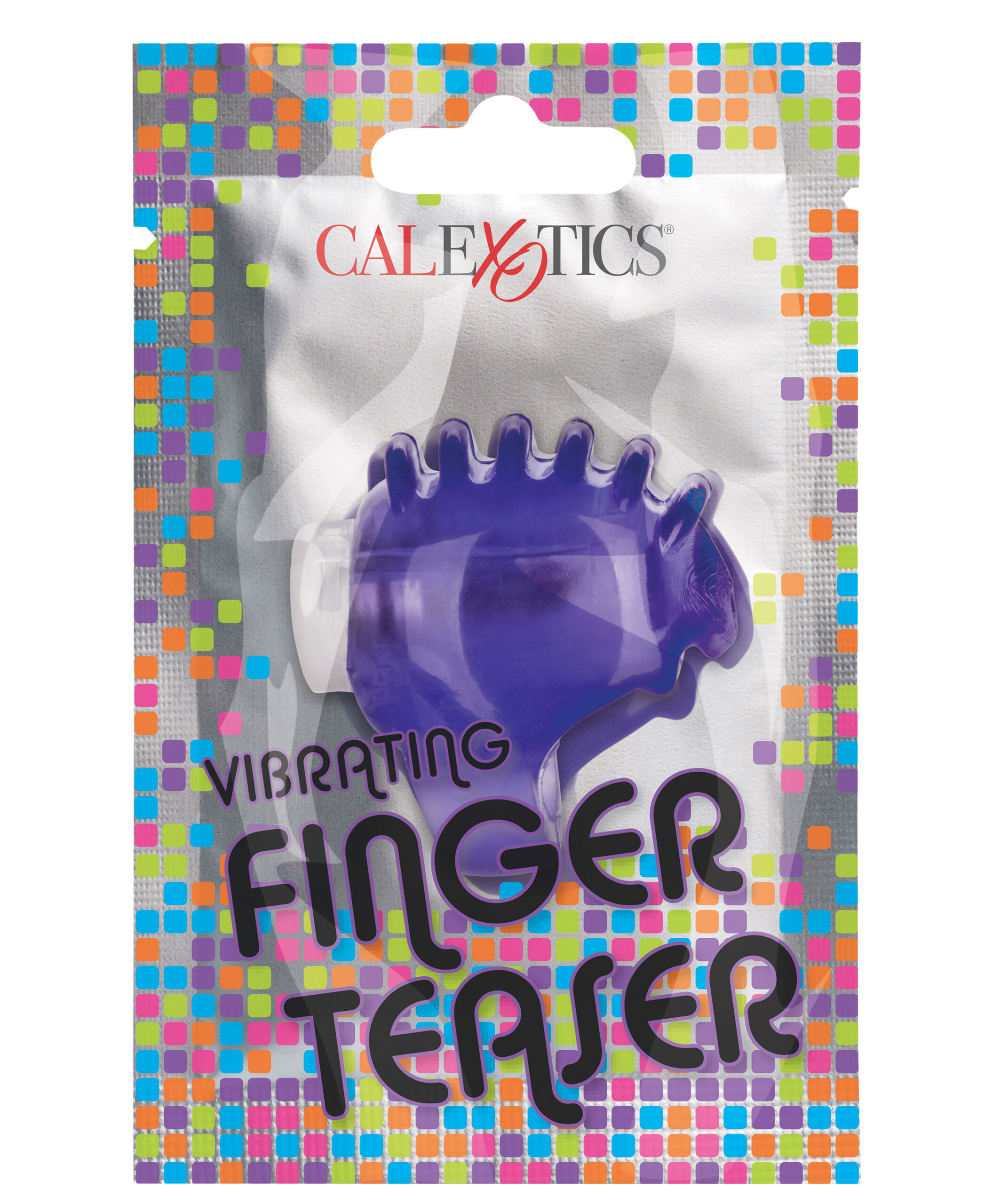foil pack vibrating finger teaser purple