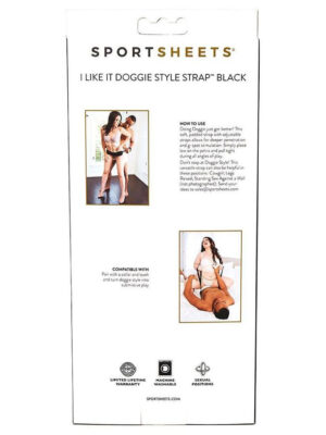 doggie style strap black