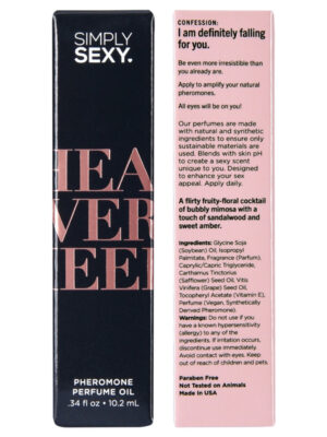 simply sexy head over heels pheromone perfume oil roll on .34oz | 10.2ml