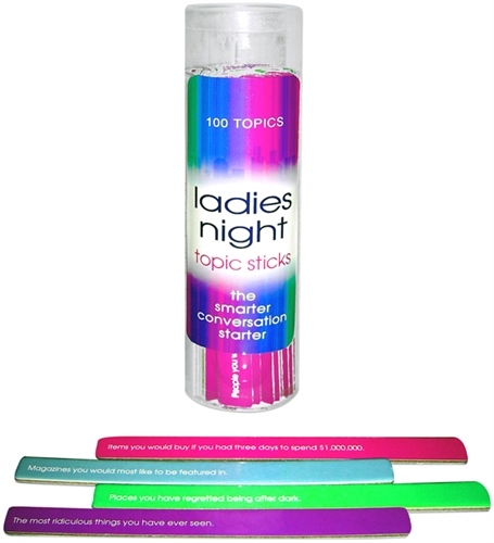 ladies night topic sticks