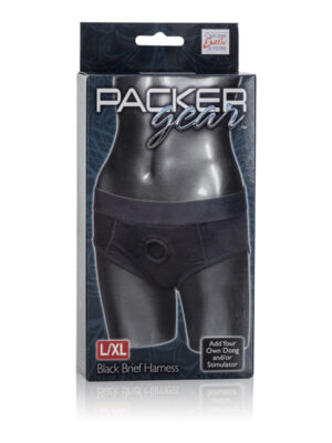 packer gear brief harness large/extra large black