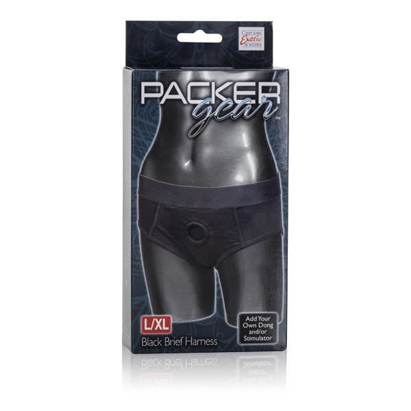 packer gear brief harness large/extra large black packer gear brief harness large/extra large black