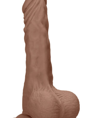 7 inch dong with testicles tan