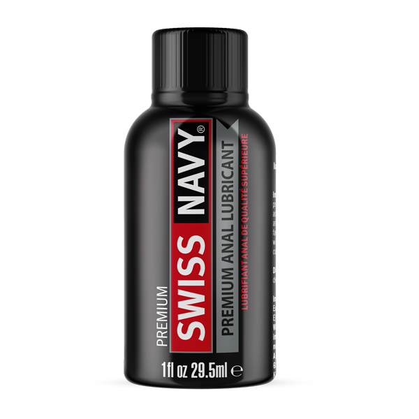 swiss navy premium silicone anal lubricant 1 oz.