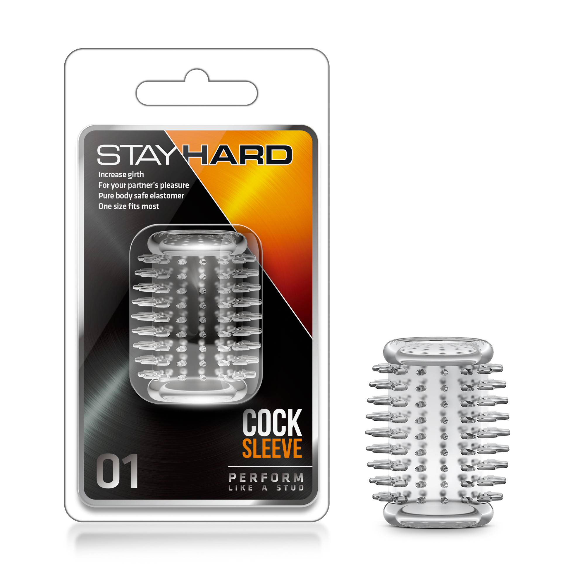 stay hard cock sleeve 01 clear