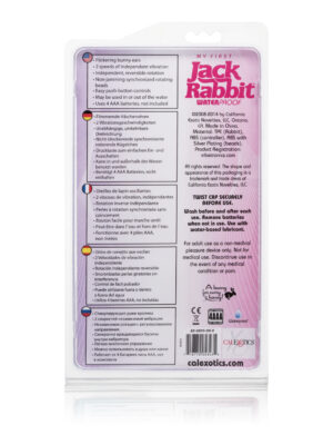 advanced waterproof jack rabbit 5 rows of beads pink advanced waterproof jack rabbit 5 rows of beads pink