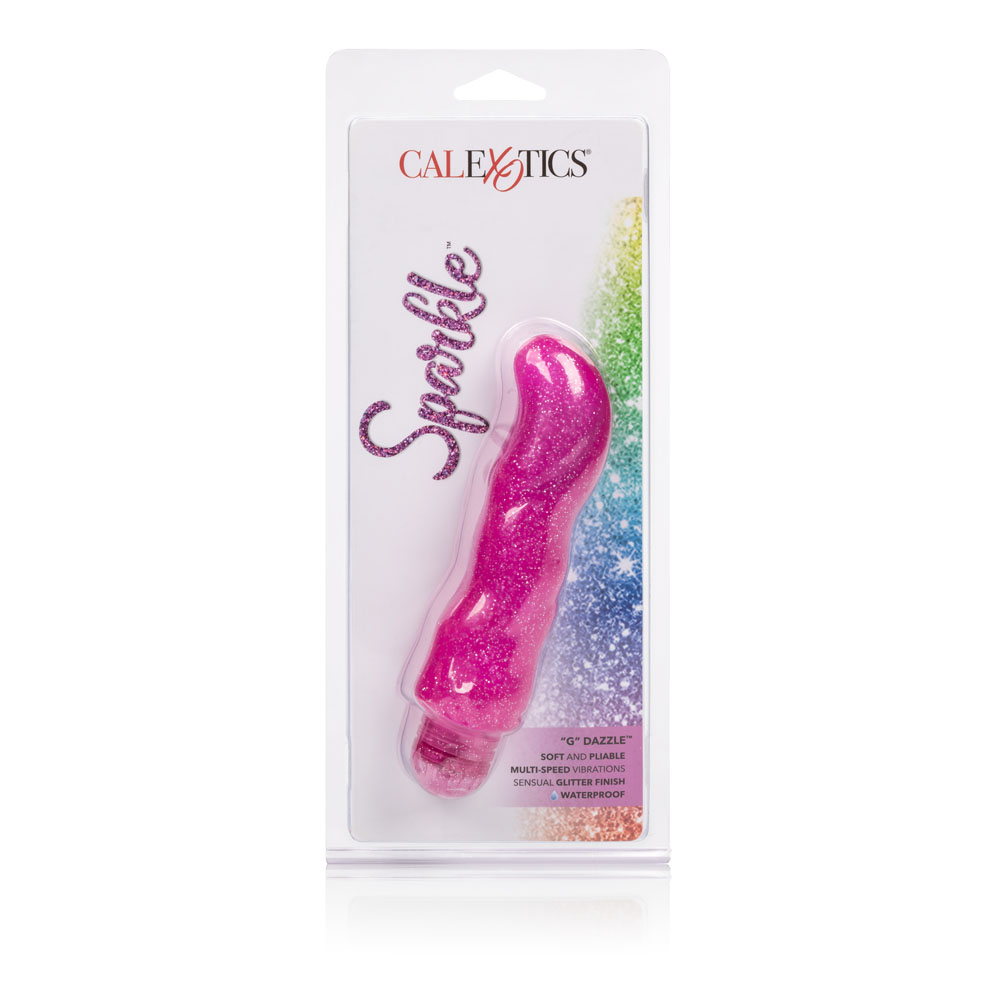 sparkle "g" dazzle purple