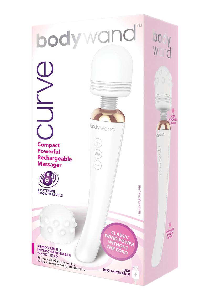 bodywand curve rechargeable white bodywand curve rechargeable white
