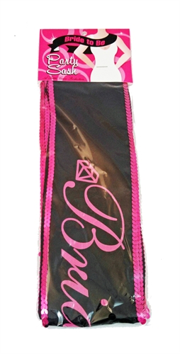 bride to be party sash
