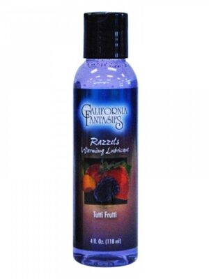 razzels warming lubricant tutti frutti 4 oz.