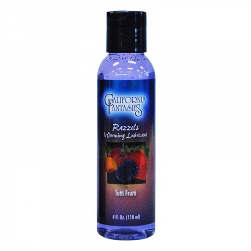 razzels warming lubricant tutti frutti 4 oz.