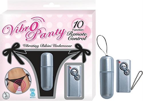 vibro panty remote control black
