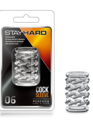 stay hard cock sleeve 06 clear stay hard cock sleeve 06 clear