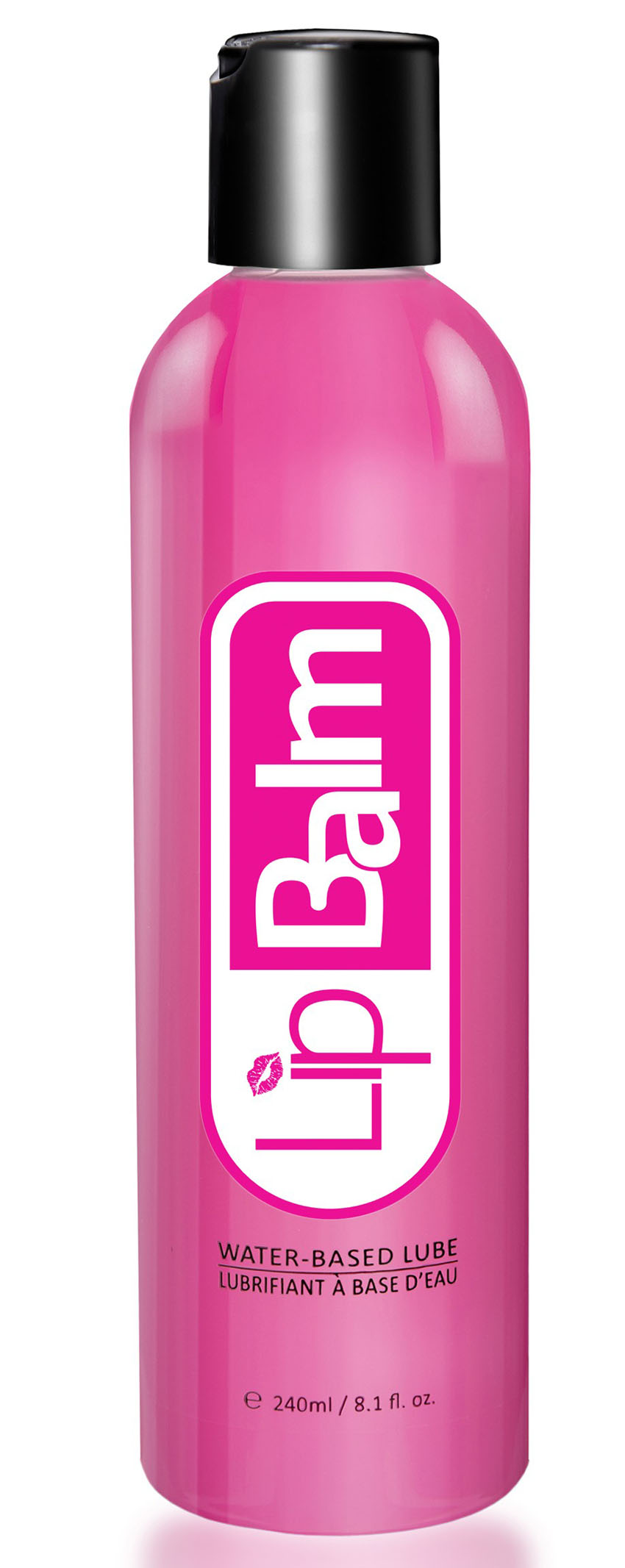 fuck water lipbalm water based lubricant 8.0 fl. oz. 240ml