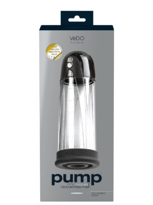 pump rechargeable vacuum penis just black