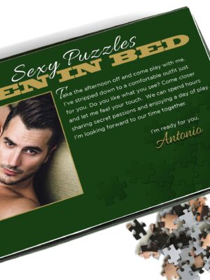 sexy puzzles men in bed antonio