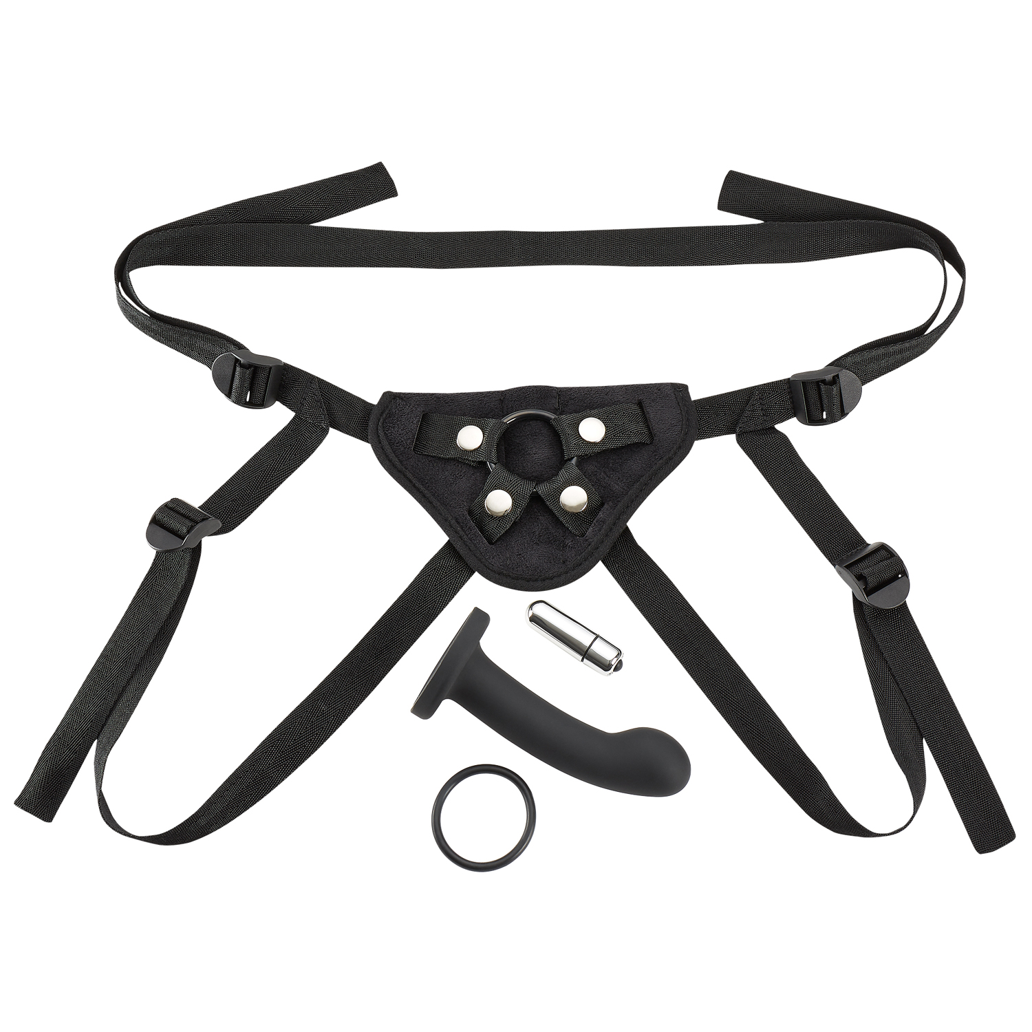 strap on harness kit black