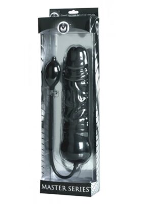 leviathan giant silicone inflatable dildo black
