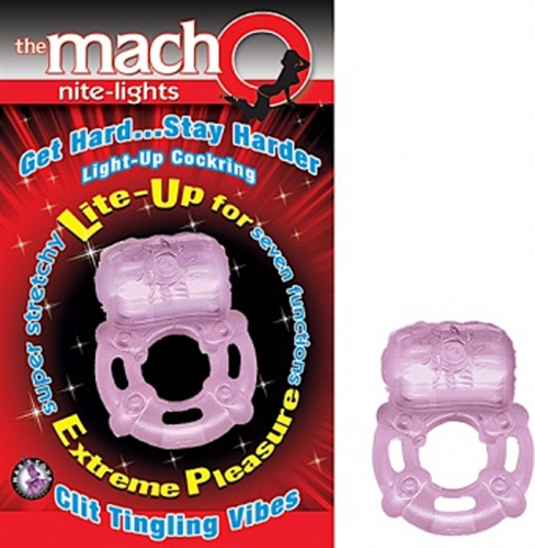 the macho night light purple