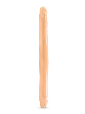 b yours 16 inch double dildo beige