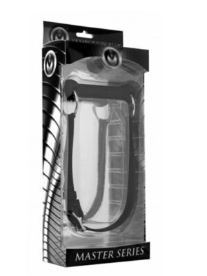 mr. ed lockable silicone horse bit bag black