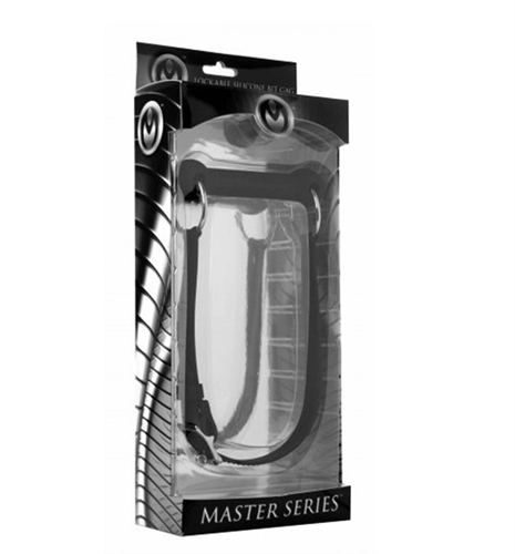 mr. ed lockable silicone horse bit bag black