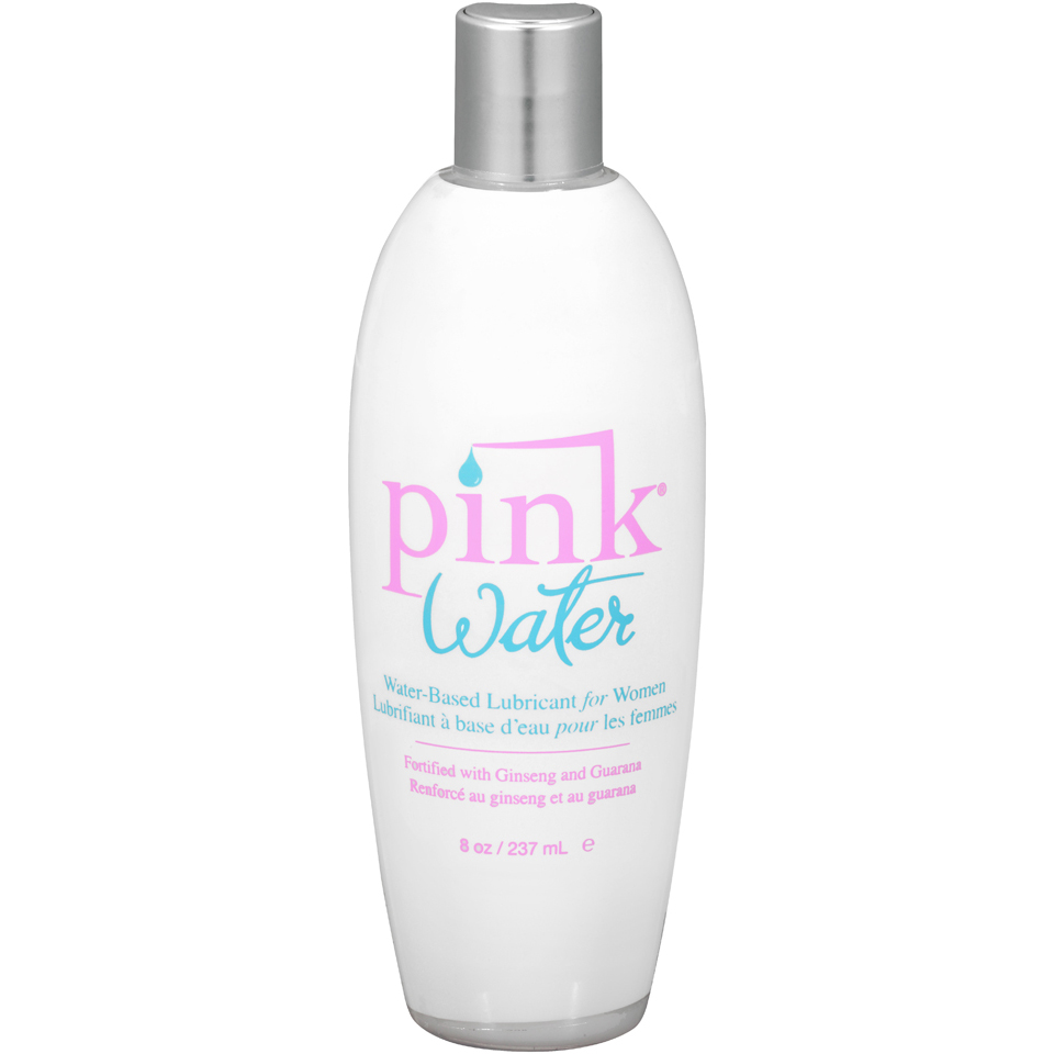 pink water based lubricant for women 8 oz flip top bottle